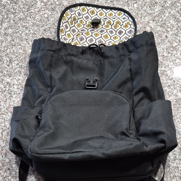 Vera Bradley Black Backpack - Picture 1 of 11